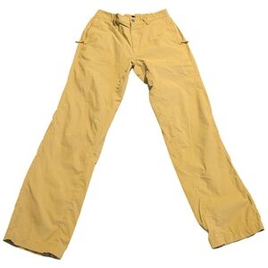 Mont Bell Men's Casual Tan Nylon Pants, M